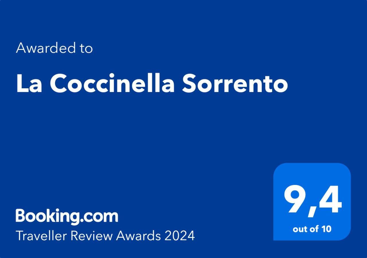 La Coccinella Sorrento Villa Bagian luar foto